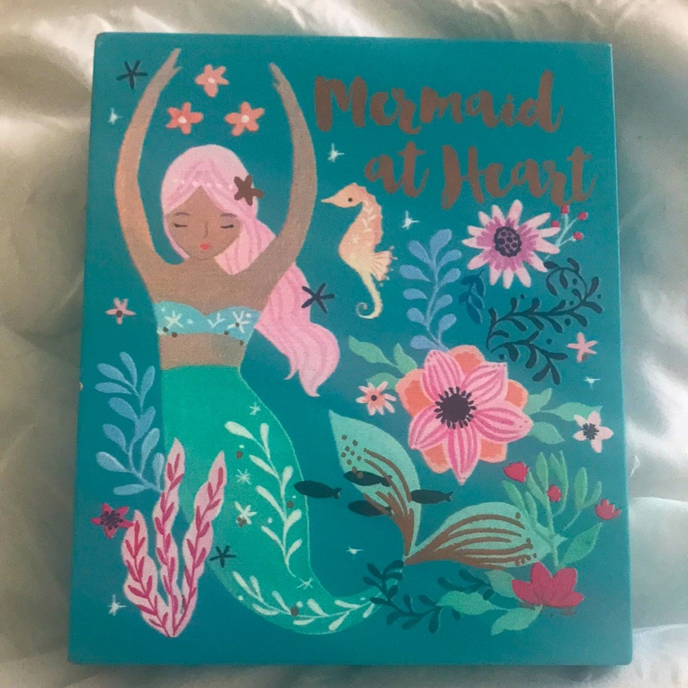 Mermaid at Heart Desk Decor ~ Wood block